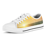 Sunrise Field Print White Low Top Shoes