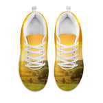 Sunrise Field Print White Sneakers