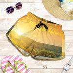 Sunrise Field Print Women's Shorts