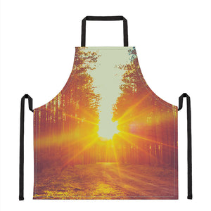 Sunrise Forest Print Apron