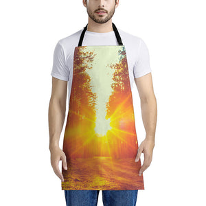 Sunrise Forest Print Apron