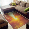 Sunrise Forest Print Area Rug