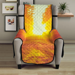 Sunrise Forest Print Armchair Protector