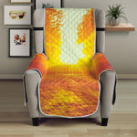 Sunrise Forest Print Armchair Protector