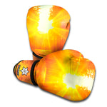 Sunrise Forest Print Boxing Gloves