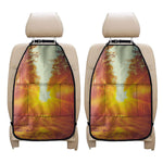 Sunrise Forest Print Car Seat Organizers