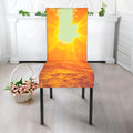 Sunrise Forest Print Dining Chair Slipcover