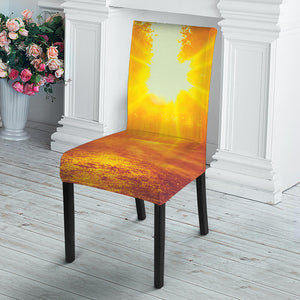 Sunrise Forest Print Dining Chair Slipcover