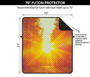 Sunrise Forest Print Futon Protector