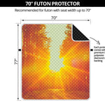 Sunrise Forest Print Futon Protector