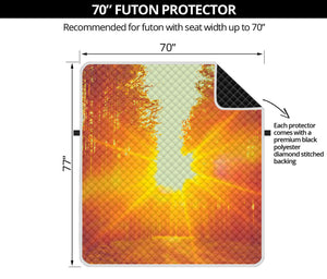 Sunrise Forest Print Futon Protector