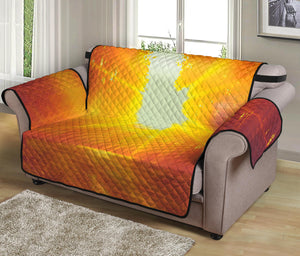 Sunrise Forest Print Loveseat Protector