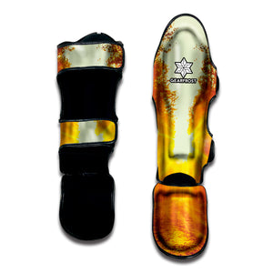 Sunrise Forest Print Muay Thai Shin Guard