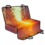 Sunrise Forest Print Pet Car Back Seat Cover