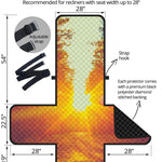 Sunrise Forest Print Recliner Protector