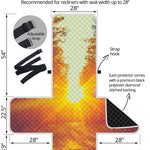 Sunrise Forest Print Recliner Protector