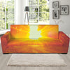 Sunrise Forest Print Sofa Slipcover
