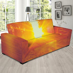 Sunrise Forest Print Sofa Slipcover