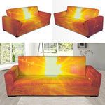 Sunrise Forest Print Sofa Slipcover