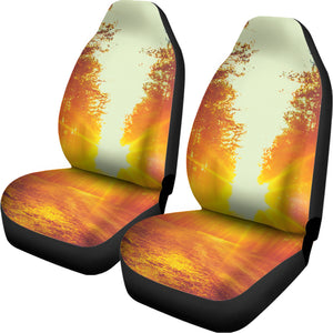 Sunrise Forest Print Universal Fit Car Seat Covers