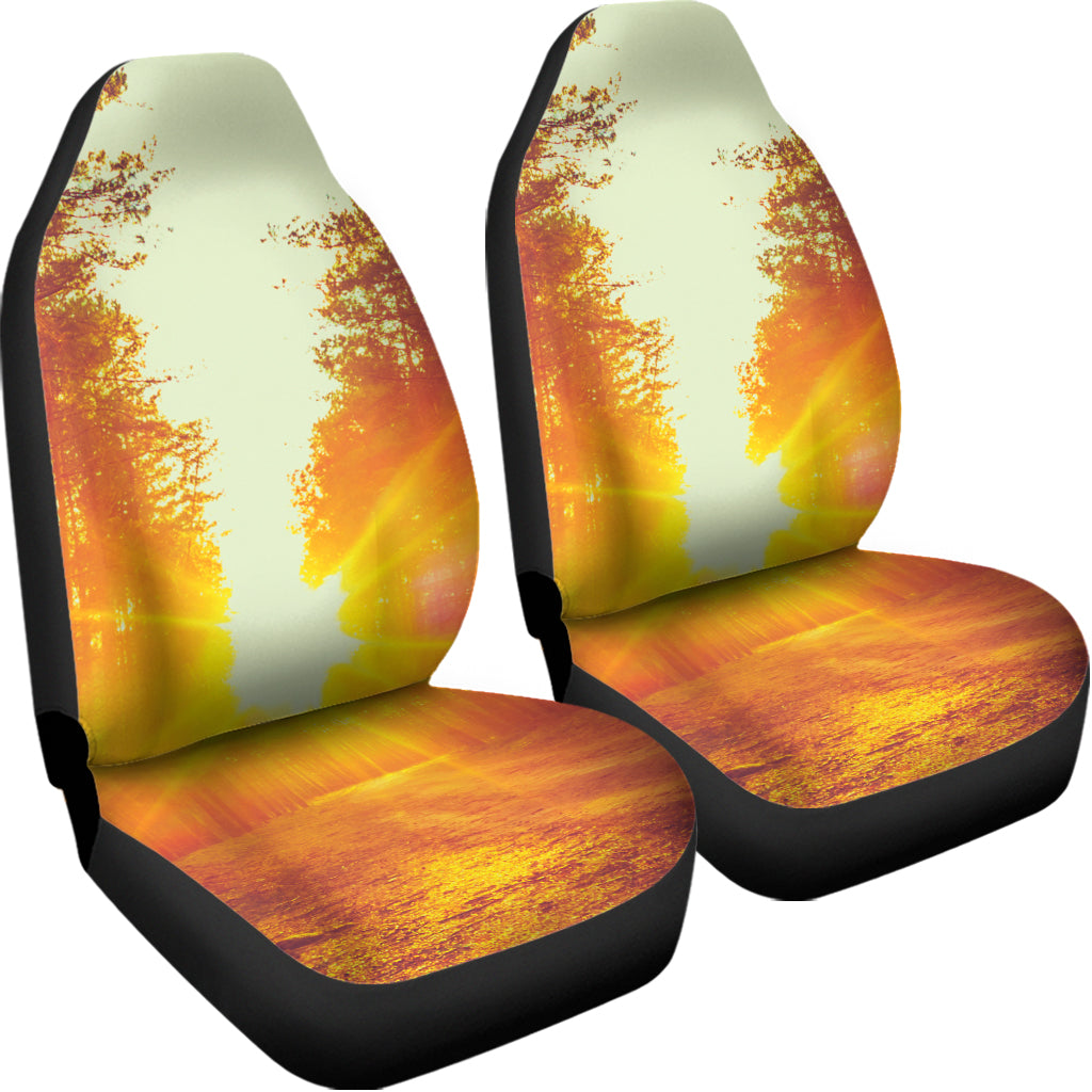 Sunrise Forest Print Universal Fit Car Seat Covers