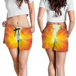 Sunrise Forest Print Women's Shorts