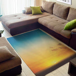 Sunrise Horizon Print Area Rug