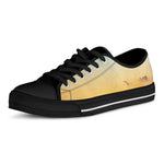 Sunrise Horizon Print Black Low Top Shoes