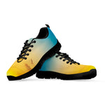 Sunrise Horizon Print Black Sneakers