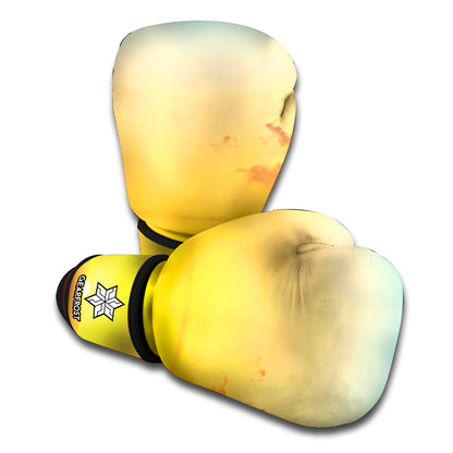 Sunrise Horizon Print Boxing Gloves