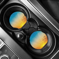 Sunrise Horizon Print Car Coasters