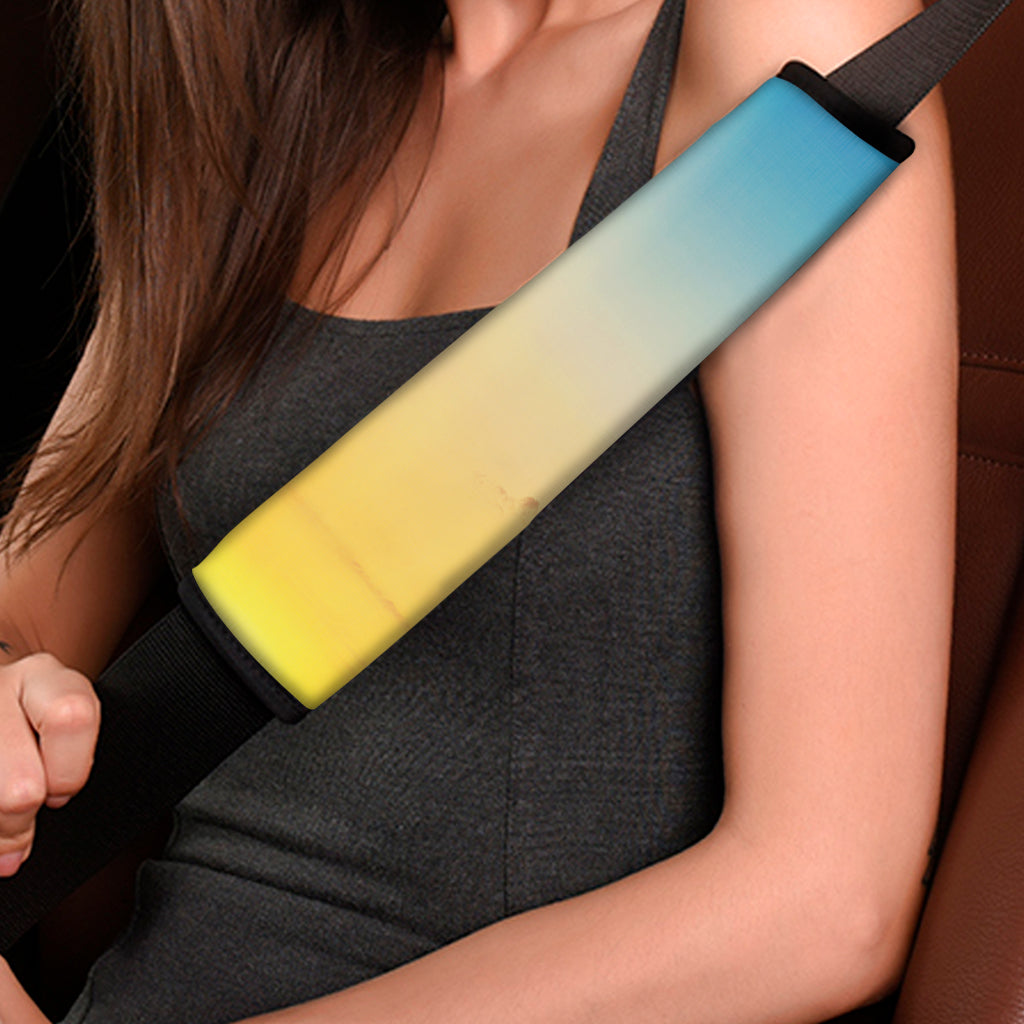 Sunrise Horizon Print Car Seat Belt Covers