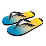 Sunrise Horizon Print Flip Flops