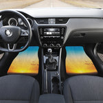 Sunrise Horizon Print Front and Back Car Floor Mats
