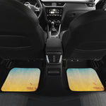 Sunrise Horizon Print Front and Back Car Floor Mats