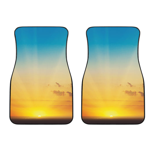 Sunrise Horizon Print Front Car Floor Mats