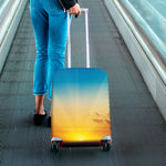 Sunrise Horizon Print Luggage Cover
