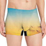 Sunrise Horizon Print Men's Boxer Briefs