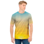 Sunrise Horizon Print Men's T-Shirt