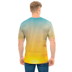 Sunrise Horizon Print Men's T-Shirt