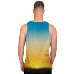 Sunrise Horizon Print Men's Tank Top