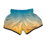 Sunrise Horizon Print Muay Thai Boxing Shorts