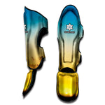 Sunrise Horizon Print Muay Thai Shin Guard