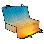 Sunrise Horizon Print Pet Car Back Seat Cover