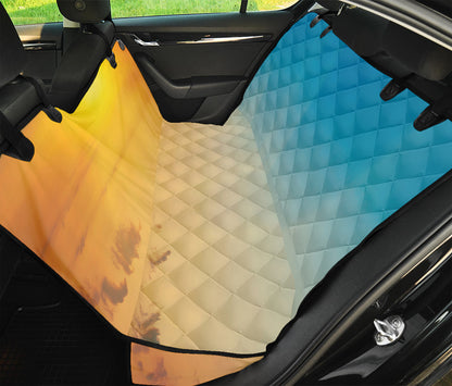 Sunrise Horizon Print Pet Car Back Seat Cover