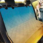 Sunrise Horizon Print Pet Car Back Seat Cover