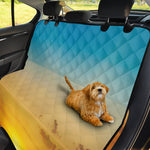 Sunrise Horizon Print Pet Car Back Seat Cover