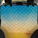 Sunrise Horizon Print Pet Car Back Seat Cover