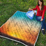 Sunrise Horizon Print Quilt