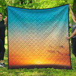 Sunrise Horizon Print Quilt
